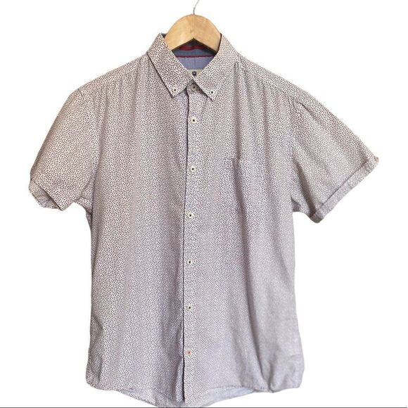 Steel & Jelly London Patriotic Clover Button Down Size Medium - Picture 1 of 6